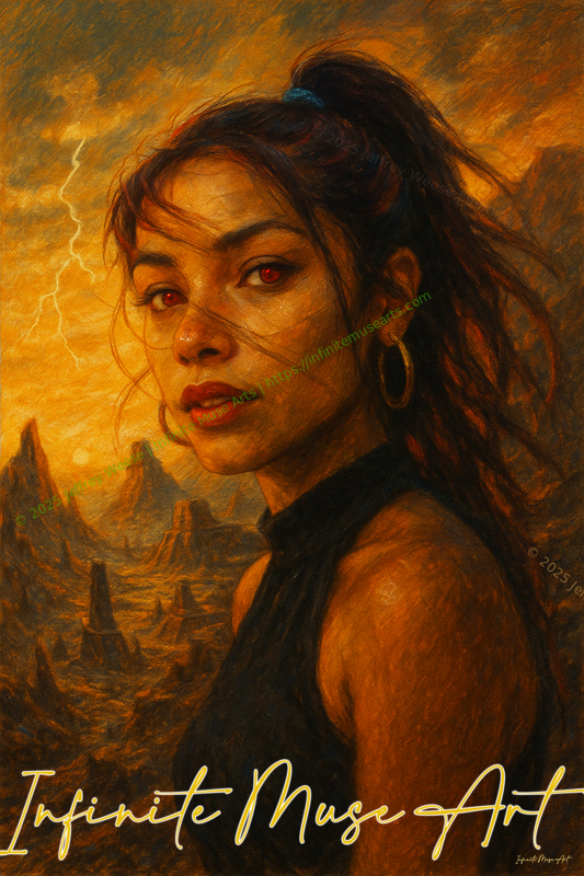 Stormborne Gaze: The Muse of Ember Skies