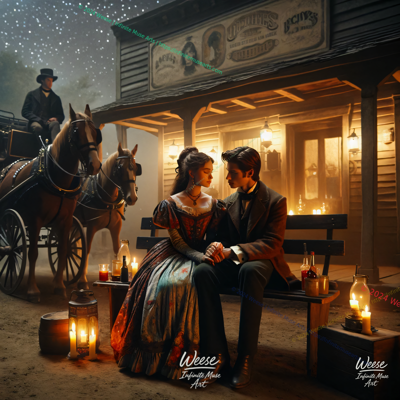Reflections of Endearment: Whispers by Carriage Light