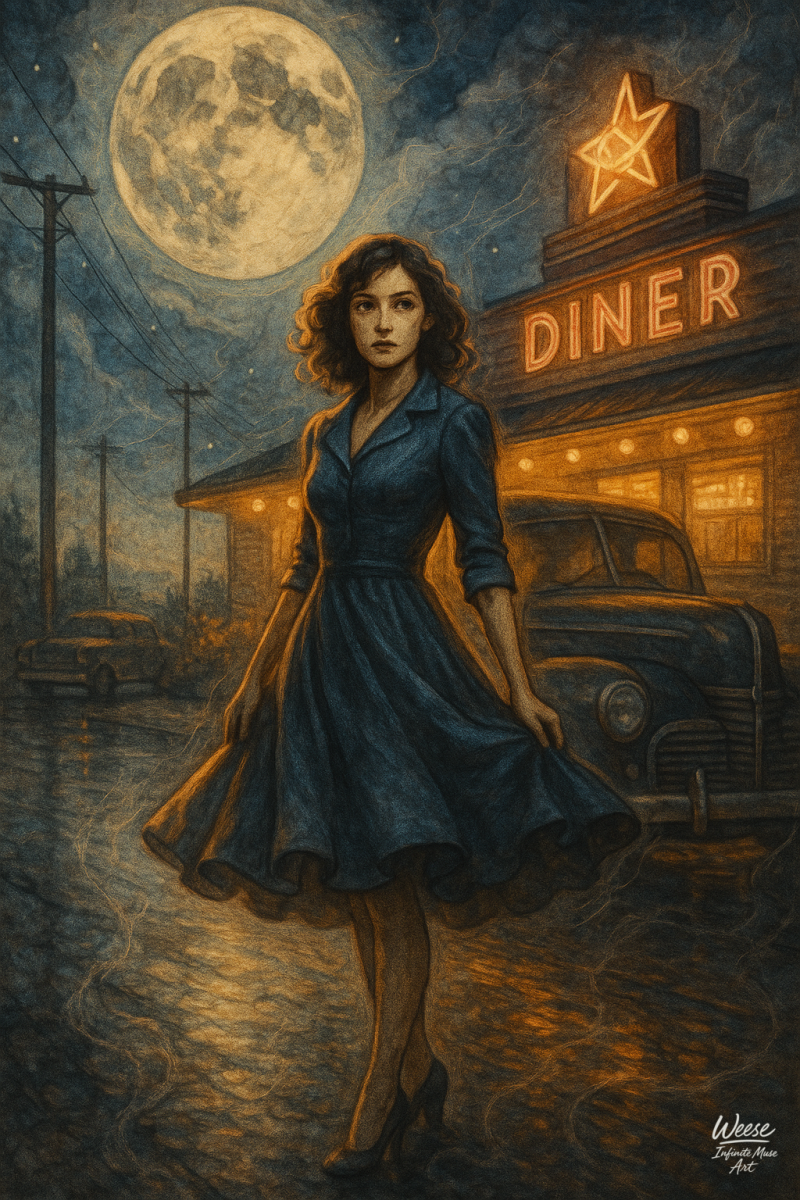 Midnight Reverie: A Portrait in Waiting