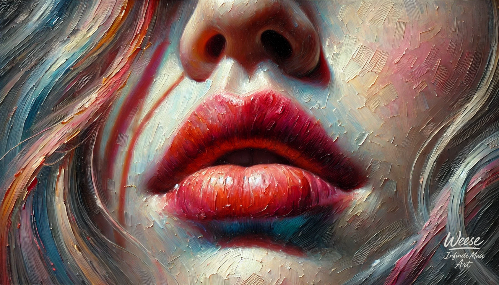 Whispers Painted in Crimson