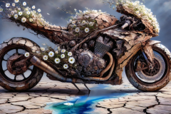 Wildflower Requiem: Life in the Machine’s Wake