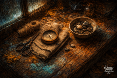 The Quiet Geometry of Rain and Rust