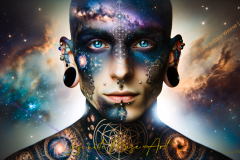 Celestial Identity: Cosmic Tattoos