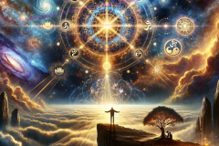Ethereal Convergence: A Cosmic Spiritual Journey