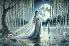 Moonlit Lotus Reverie