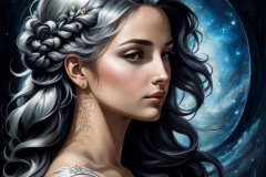 Selene's Whisper: The Muse of the Moonlit Sky