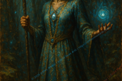 Aether‑Lit Sorceress