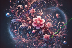 Flourish of Cosmic Petals