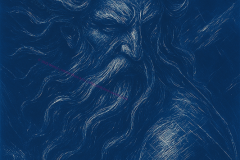 Tempest Etched in Indigo Steel