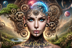Celestial Mechanica: Ethereal Fusion of Nature and Technology