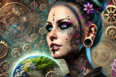 Chrono-Glyph: An Ode to Time and Nature