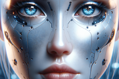 Eyes of the Future: A Symphony in Steel and Flesh
