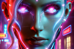 Neon Sentience: Awakening of the Synth Soul