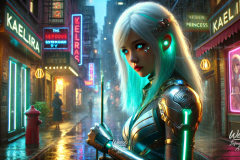 Sentinel of the Neon Veil