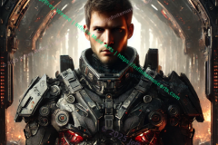 Sentinel of the Singularity: Cybernetic Guardian of a Dystopian Future