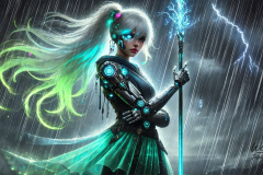 Stormbearer in Neon Rain