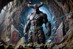 Abyssal Overlord: The Dark Sentinel – A Vision of Myth and Menace
