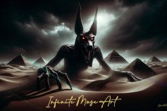 Anubis Awakened: Guardian of the Sands – A Mythical Vision of Egypt