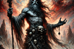 King of the Stygian Abyss: A Haunting Digital Masterpiece of Mythology and Power