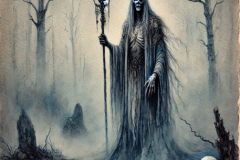 The Harbinger of Shadows: A Surreal Journey into Darkness