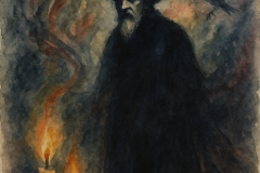 The Watcher Beneath Black Wings