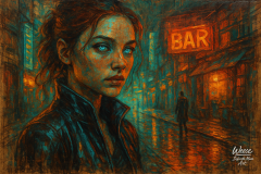 Ember-Eyes in the Rainfall