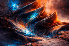 Where Fire Remembers Blue