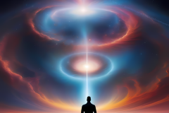 Ascension at Dusk: A Mystical Journey of Light, Serenity, and Spiritual Connection