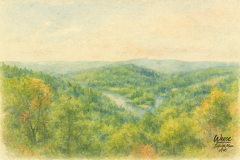 August Greens Over Eagle’s Nest