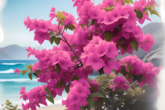 Bougainvillea by the Eternal Shore