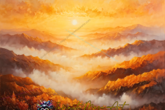 'Embers of the Eternal Horizon': A Dreamlike Landscape Masterpiece