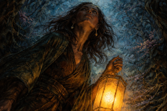 Lantern Beneath the Quiet Moon