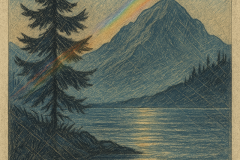 Moonbow Over Silent Waters