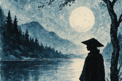 Moonlit Pilgrimage: Whisper Beneath the Silver River