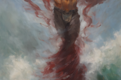 Rise of the Crimson Guardian: A Majestic Symbol of Strength and Transformation