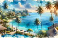 Shoreline of Stillness: The Dream of Azure Tranquillity