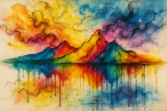 Spectrum of Stillness: Mountains of Light