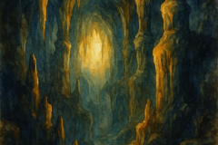 The Luminous Descent: A Hymn Beneath the Earth