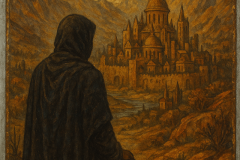 The Veiled Pilgrim at the Gates of Aethelmar