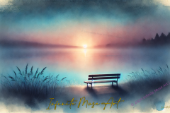 Tranquil Dawn: A Captivating Portrait of Solitude and Serenity