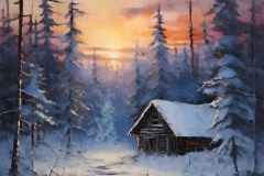 Whisperlight Cabin: A Winter Solitude
