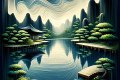 Whispers Across the Water: A Mythic Lake Dream
