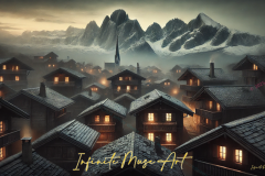 Whispers of Winterlight: A Village Beneath the Veil