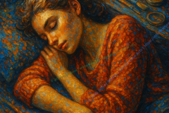 Dreaming in Brushstrokes: The Slumber of the Painter's Muse