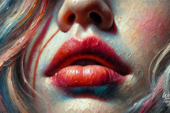 Whispers Painted in Crimson