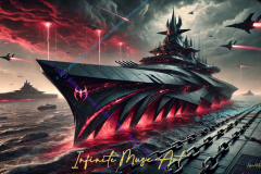 Armada of the Abyss: Infernal Warships in a Dystopian Sky