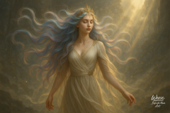 Aureate Stillness: The Muse of Celestial Grace