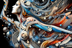 Unleash Creativity with Infinite Muse: A Cosmic Symphony of Abstract Art