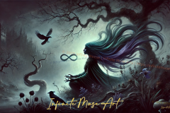 Eclipsed Whispers: The Muse of Eternal Reverie