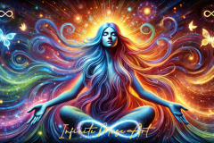 Eternal Radiance: The Cosmic Muse
